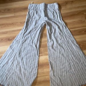 Free People Size 8 Flare Linen Pant